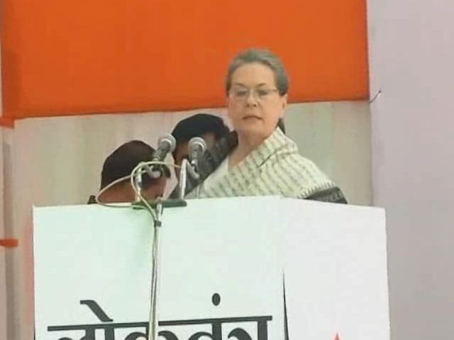 Video : 'Life Has Taught Me About Struggles': Sonia Gandhi Attacks PM Modi
