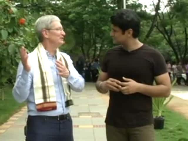 Video : Apple's Tim Cook Reveals the Reason Behind His India Visit