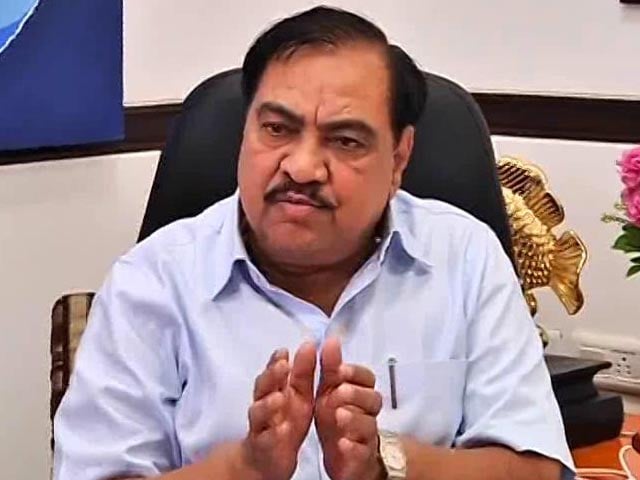 Video : 'Where Did They Get Dawood's Number?' Minister Eknath Khadse Asks AAP