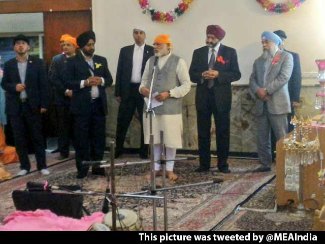 Video : PM Modi Starts Iran Visit With Trip To A Gurdwara