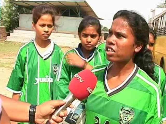 Video : With Football, A Girl From Jharkhand Scores A Goal In Denmark