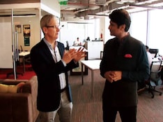 Apple CEO Tim Cook Travels with NDTV in India