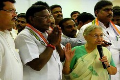 V Narayanasamy To Be Chief Minister Of Congress Government In Puducherry V Narayanasamy To Be Chief Minister Of Congress Government In Puducherry