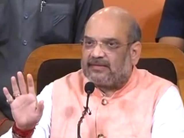 Video : 'Development Only': BJP Chief Amit Shah Appears To Tick Off Some Leaders