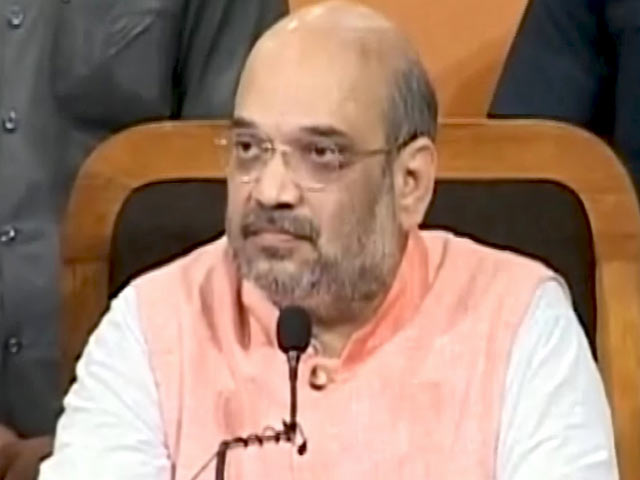 लखनऊ में अमित शाह ने किया दावा - जनता के अच्छे दिन आ गए हैं