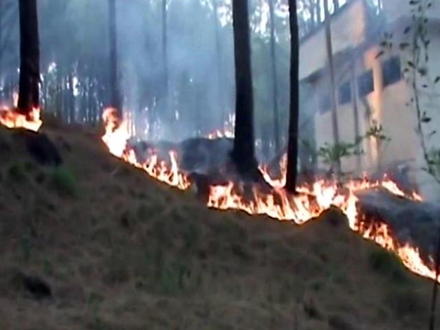 Forest Fires Rage In Pirpanjal Region In Jammu And Kashmir
