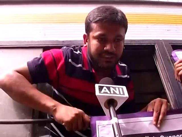 Video : JNU Student Union Leader Kanhaiya Kumar Detained In Delhi