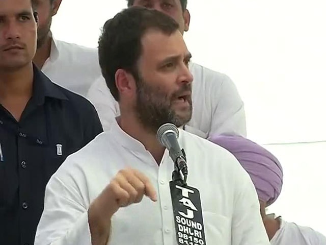 Video : Can End Punjab's Drug Problem In A Month If We Come To Power: Rahul Gandhi