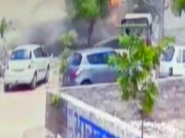 Video : जोधपुर में क्रैश हुए मिग 27 का सीसीटीवी फुटेज आया सामने
