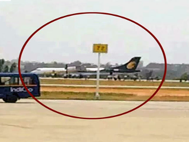 बेंगलुरु : जेट एयरवेज के विमान के पायलट की सूझबूझ से टला बड़ा हादसा
