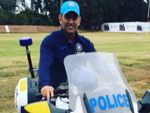 Biker-Lover MS Dhoni Turns Zimbabwean Cop