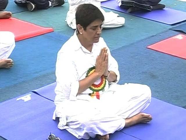 Video : Puducherry Cabinet Skips Governor Kiran Bedi's Yoga Day Session
