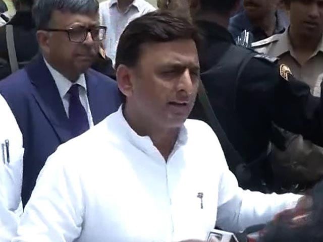 Video : Calling Off Party Merger, Akhilesh Yadav Shows Who's The Boss