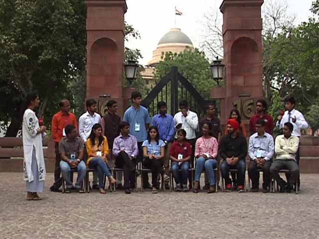 On Campus At Rashtrapati Bhawan