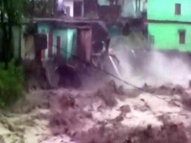 Video : 10 Killed, Many Missing After Cloudburst, Landslides In Uttarakhand
