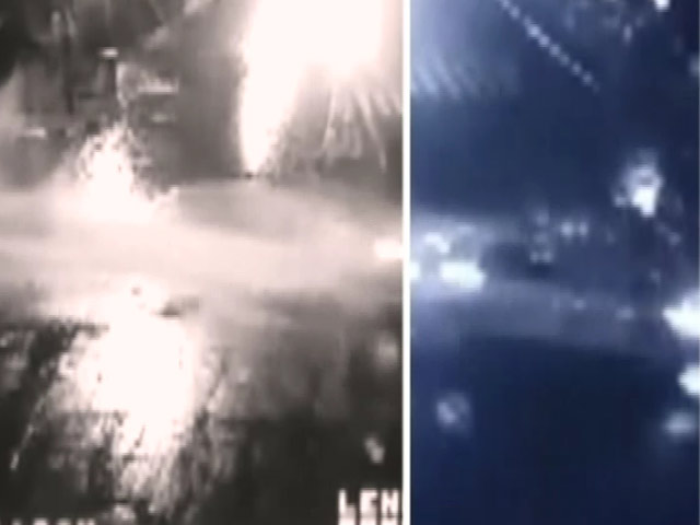 फुटेज में देखिए, कैसे BMW कार ने तेज रफ्तार से ऑटो रिक्‍शा को मारी टक्कर