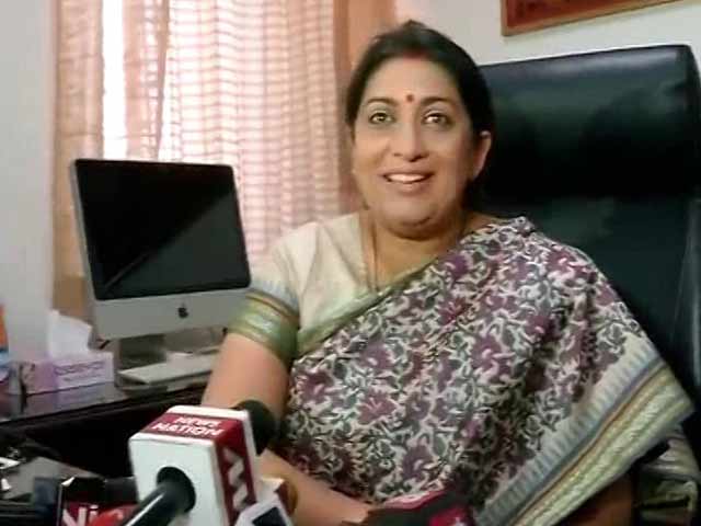 '<i>Kuch Toh Log Kahenge</i>...,' Smriti Irani, Textile Minister, Says With A Smile