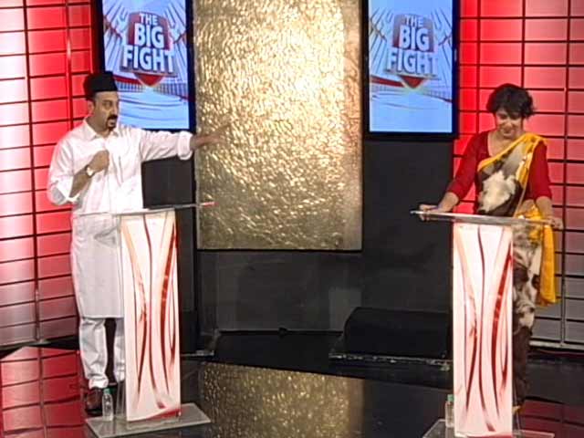 Video : On NDTV Show, Tariq Bukhari Refuses To Share Stage With Taslima Nasreen