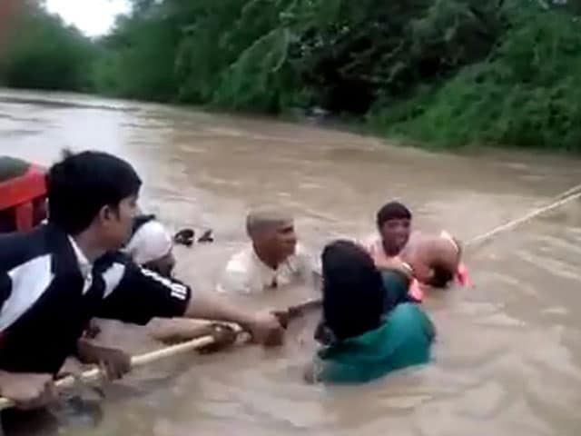 Video : Dramatic Flood Rescue In Maharashtra After Midnight SOS Call To Minister