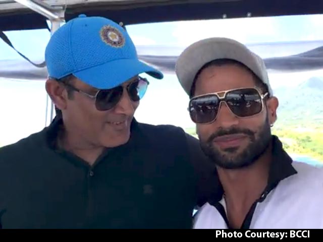 Shikhar Dhawan Turns Reporter On India's Fun Day in Caribbean