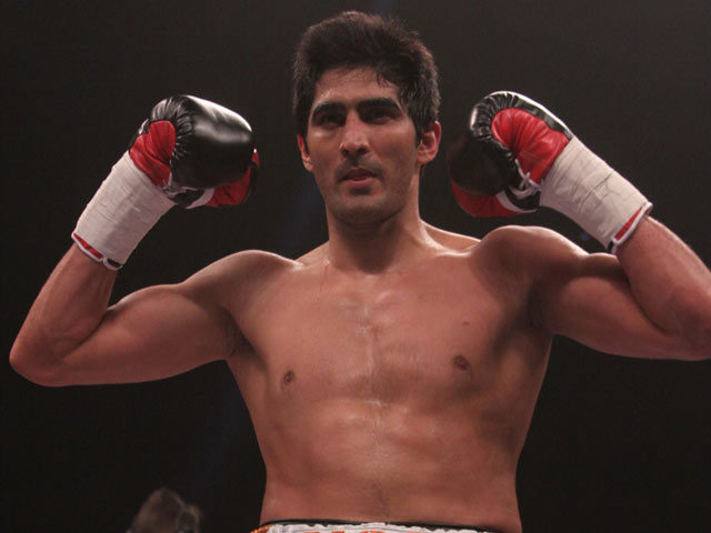 Vijender Singh Goes Eyeball-to-Eyeball With Kerry Hope