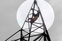 Gabbar Singh, Very Drunk, Spent 4 Hours At Top Of This Tower Gabbar Singh, Very Drunk, Spent 4 Hours At Top Of This Tower