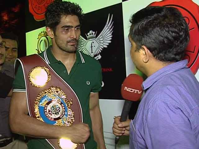 7वीं बार प्रो-बॉक्सिंग खिताब जीतने वाले विजेंद्र सिंह से बातचीत