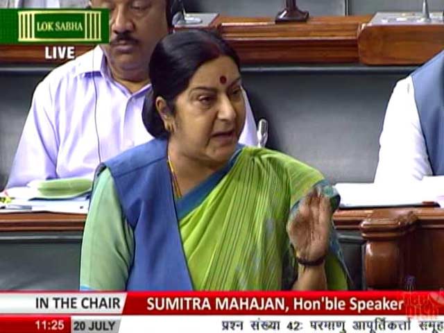 Video : Government Strategy On Nuclear Group NSG Did Not Backfire: Sushma Swaraj