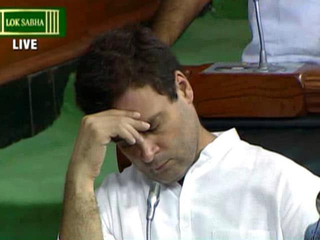 Video : This Is Not Rahul Gandhi Sleeping, Says Congress Refuting Mayawati
