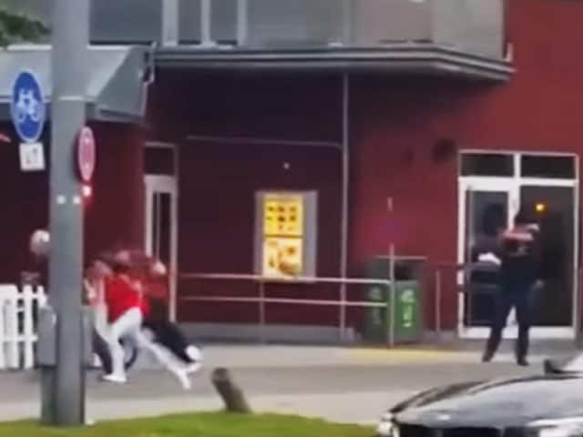 Video : On Camera, Gunman Opens Fire Outside McDonald's In Munich