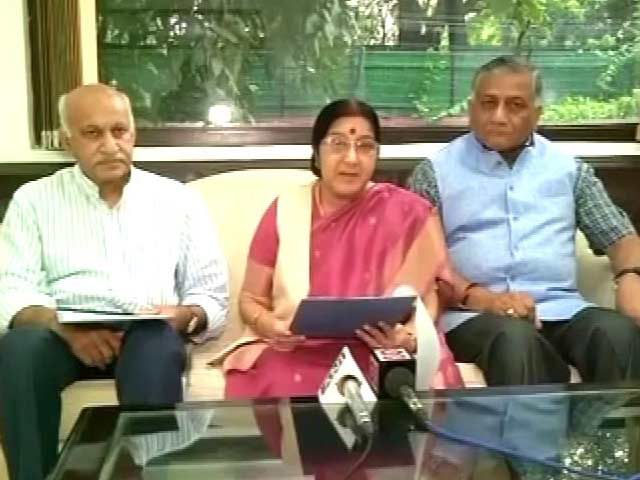 Video : Sushma Swaraj Slams Pak PM, Says 'All Of Kashmir Is India's'