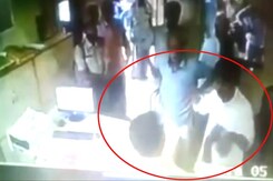 Bihar Lawmaker Slaps Bank Official, Caught On Camera Bihar Lawmaker Slaps Bank Official, Caught On Camera