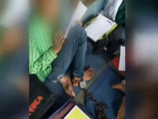 Video : Madrasa Teachers Accused Of Tying Up Students With Chains