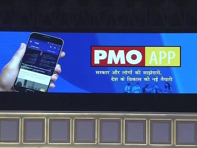 At Townhall, PM Modi Launches PMO App