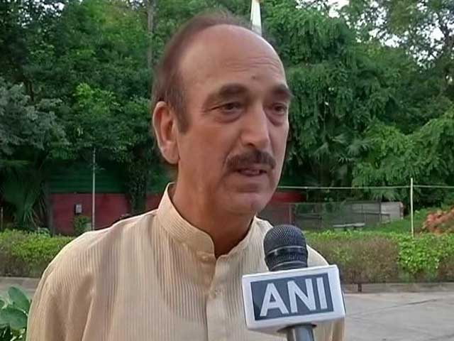 'Win Hearts Of People' In Kashmir: Ghulam Nabi Azad To PM Modi