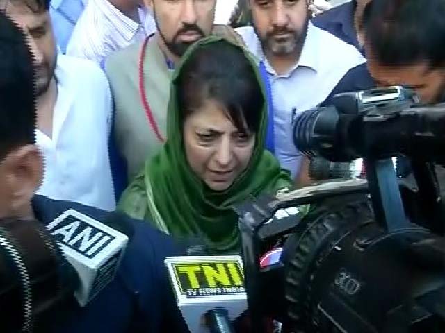 Video : Hope PM Will Address The Unrest In Kashmir, Says Mehbooba Mufti