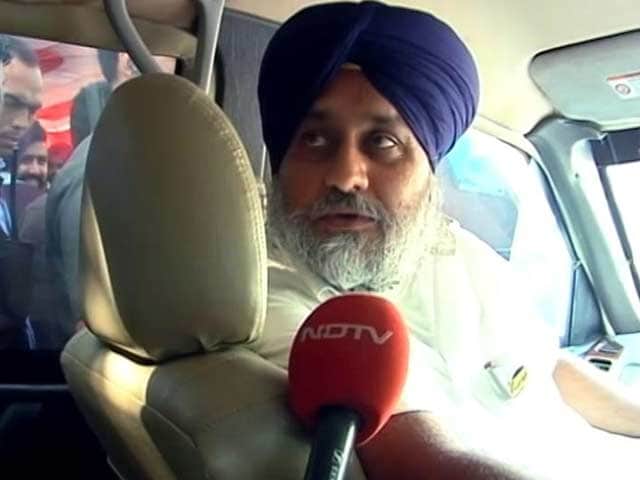 Video : AAP Will Be Wiped Out, Punjab Battle Between The Big Two, Says Badal Jr