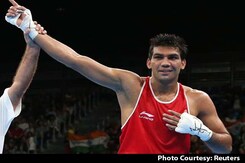 No Time to Think About Jersey Controversy: Boxer Manoj Kumar No Time to Think About Jersey Controversy: Boxer Manoj Kumar