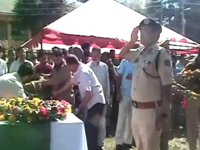 Final Salute To Security Personnel Who Died Fighting Terror In Jammu and Kashmir