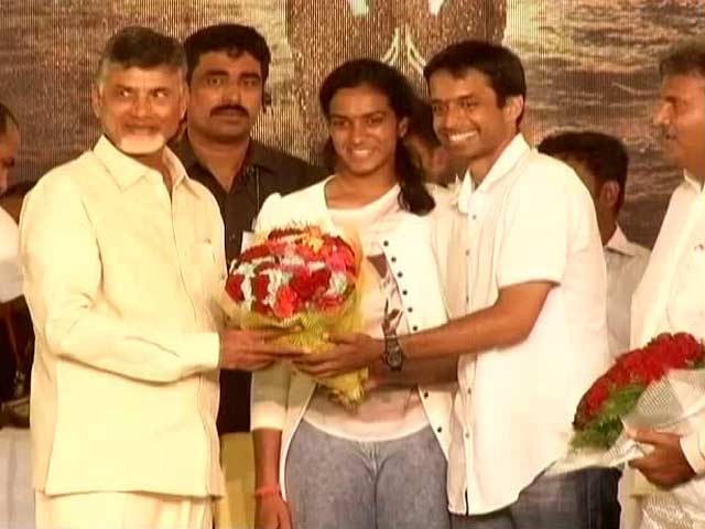 Video : PV Sindhu Felicitation: Andhra Wants World-Class Facilities For Badminton