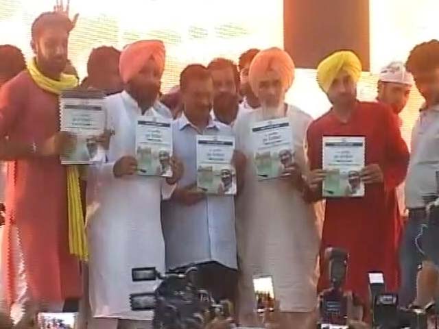 AAP Stung In Punjab, Video Allegedly Shows Leader Taking Bribe