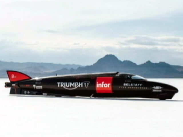 रफ्तार : ट्रायंफ की लैंडस्पीड रिकॉर्ड तोड़ने की तैयारी