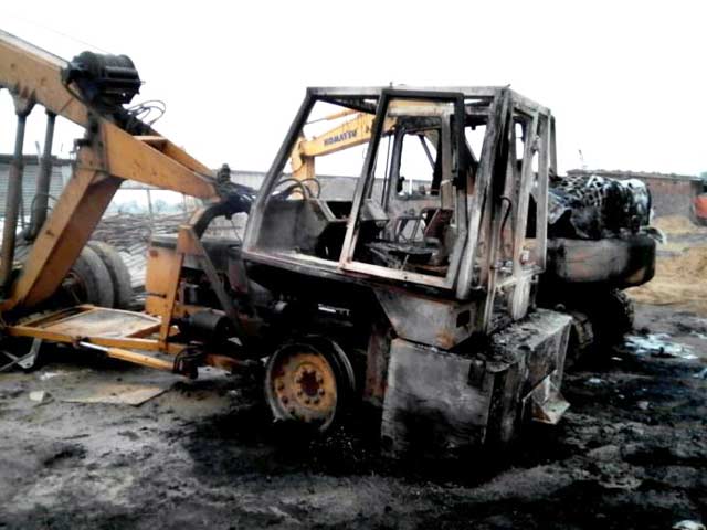 बिहार के गया में रेल पुल निर्माण में लगी कंपनी पर हमला