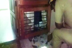 Bomb Thrown At BJP Office In Thiruvananthapuram, Left Denies Role Bomb Thrown At BJP Office In Thiruvananthapuram, Left Denies Role