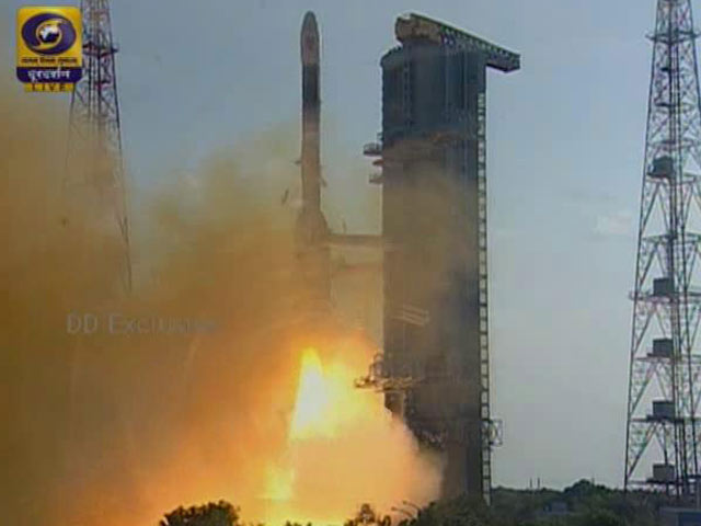 Indian Space Agency's GSLV Rocket Successfully Launches After 40 Minute Delay