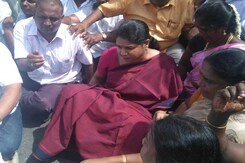 DMK's Stalin, Kanimozhi Court Arrest During Cauvery Protests In Tamil Nadu DMK's Stalin, Kanimozhi Court Arrest During Cauvery Protests In Tamil Nadu
