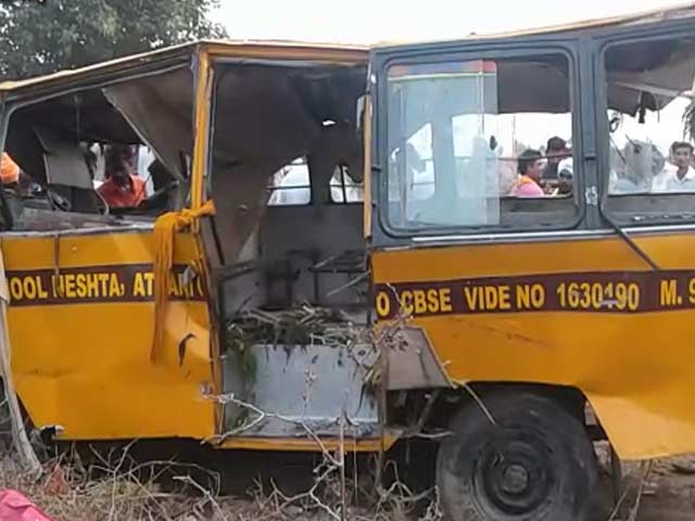 8 Dead After Bus Carrying 35 Children Falls In Large Drain Near Amritsar