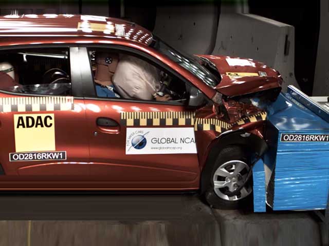 Global NCAP Crash Test: Renault Kwid (May & Sept 2016)