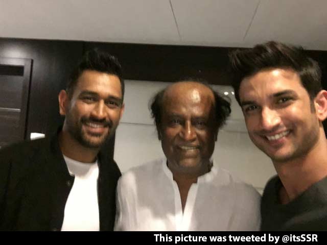 When Rajinikanth Met Sushant Singh Rajput, M S Dhoni