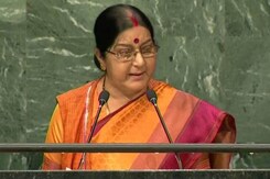 'Abandon This Dream': Sushma Swaraj Warns Pak About Kashmir At UN 'Abandon This Dream': Sushma Swaraj Warns Pak About Kashmir At UN